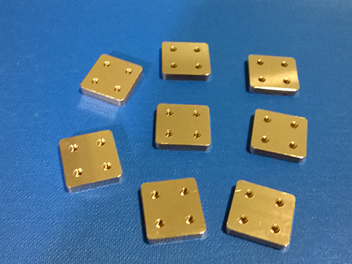 Oxygen-free copper-CNC precision parts 6X20X40